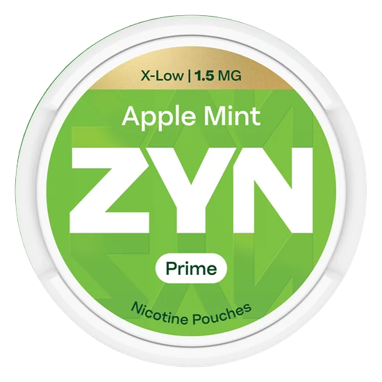 ZYN Apple Mint 1.5mg nicotine pouches can