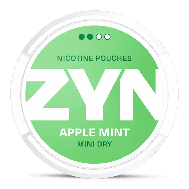 ZYN Apple Mint 3mg nicotine pouches can