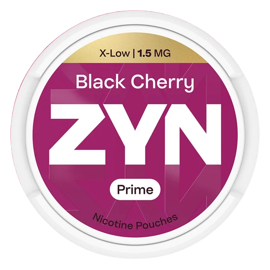 ZYN Black Cherry 1.5mg nicotine pouches can