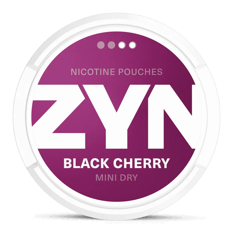 ZYN Black Cherry 3mg nicotine pouches can
