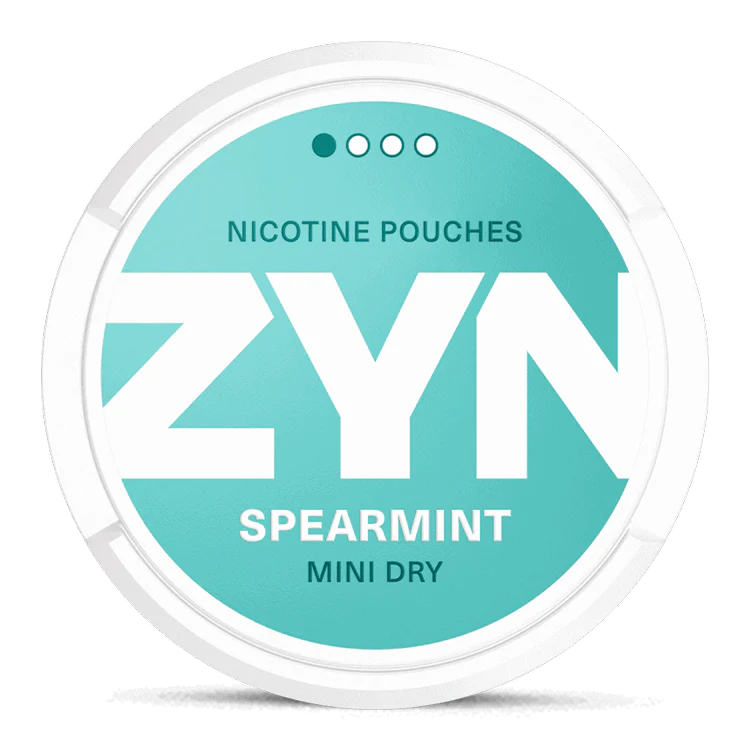 ZYN Spearmint 1.5mg nicotine pouches can