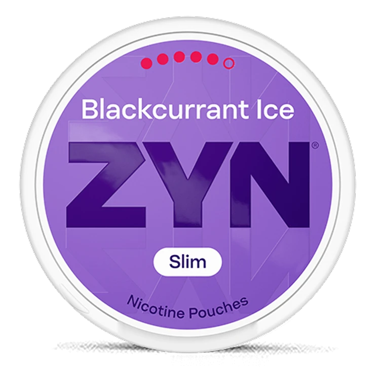 ZYN Blackcurrant Ice 13.5mg nicotine pouches can