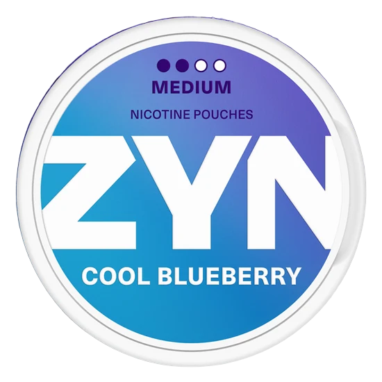 ZYN Cool Blueberry 6mg nicotine pouches can