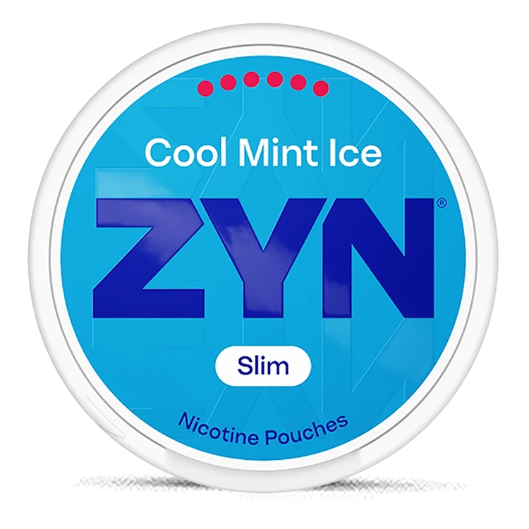 ZYN Cool Mint Ice 16.5mg nicotine pouches can